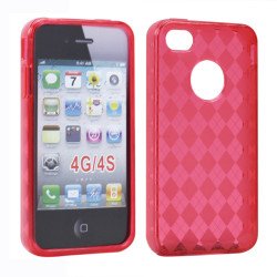 iPhone 4S 4 Argley TPU Gel Case (Red)